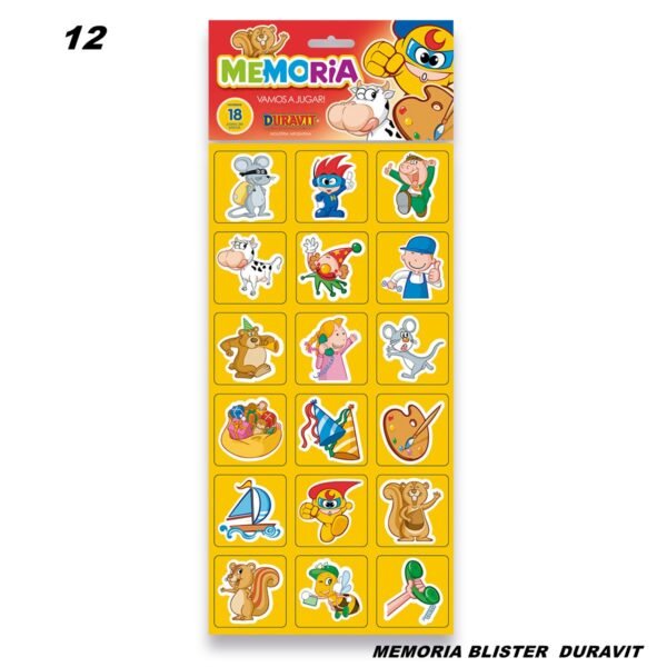 12 MEMORIA BLISTERS  (Caja 60)