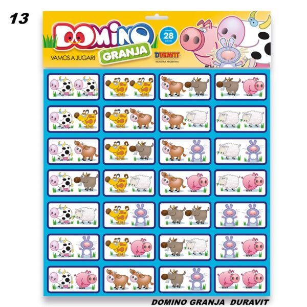 13 DOMINO GRANJA BLISTERS (Caja 36)