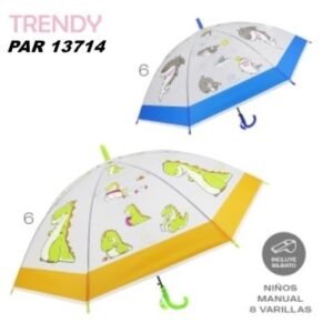 Wildkin Paraguas para niños y niñas, cuenta con toldo  impermeable y mango curvado para colgar fácilmente, sin BPA (corazones  arcoíris) : Ropa, Zapatos y Joyería
