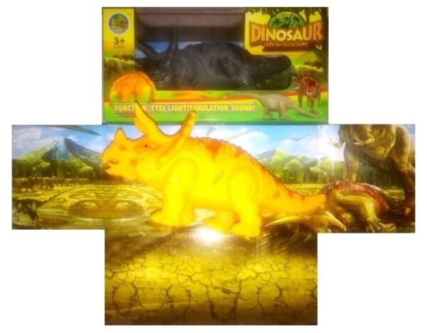 19701 - DINOSAURIO CAMINA LUZ SONIDO 22X11X10 (+VIDEO)
