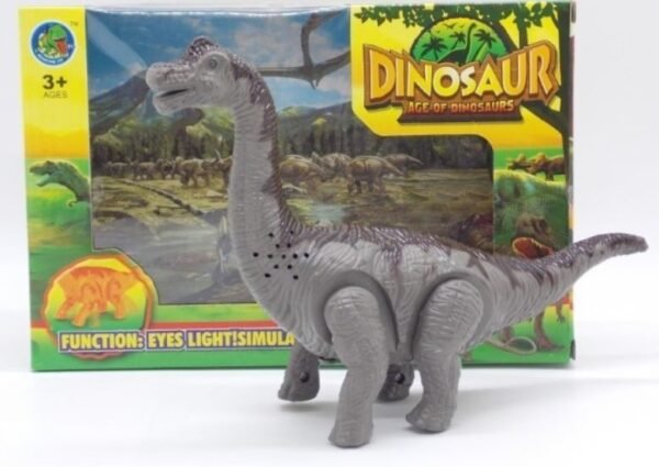 19702- DINOSAURIO CAMINA LUZ SONIDO 25X17X8 (+VIDEO) - Imagen 2