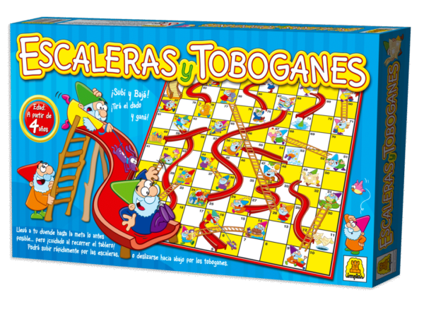 IM27 - Escaleras y toboganes. IMPLAS No Tradicionales CAJAX8 , .Edad : a partir de 4 años Participantes de 2 a 4 Medidas de la caja: 37.5 x 26 x 4 Juego de tablero. (+INFO PDF)