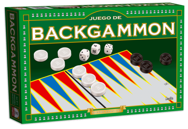 IM3 - Backgammon Linea de Lujo IMPLAS  Tradicionales CAJAX8 ,Participantes: 2 jugadores Edad: a partir de 5 años Medidas de la caja 37.5 x 22.5 x 3.5 cm