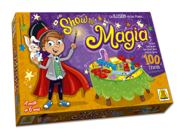 IM365- Magia 100 Trucos Edad: a partir de 6 años Participantes: 1 o mas, NO TRADICIONAL, Medidas de la caja: 34.5 x 22.5 x 4.5 cm Juego de Magia. IMPLAS CAJA X 8.