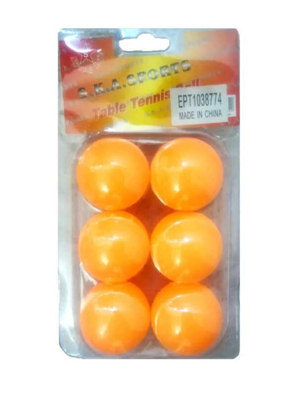 38774- PELOTA PING PONG  X6  19X11 (+foto)