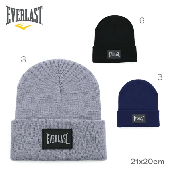 13812 – Gorro Everlast T3 Composición: acrilico Alto: 21 cm Ancho: 22 cm
