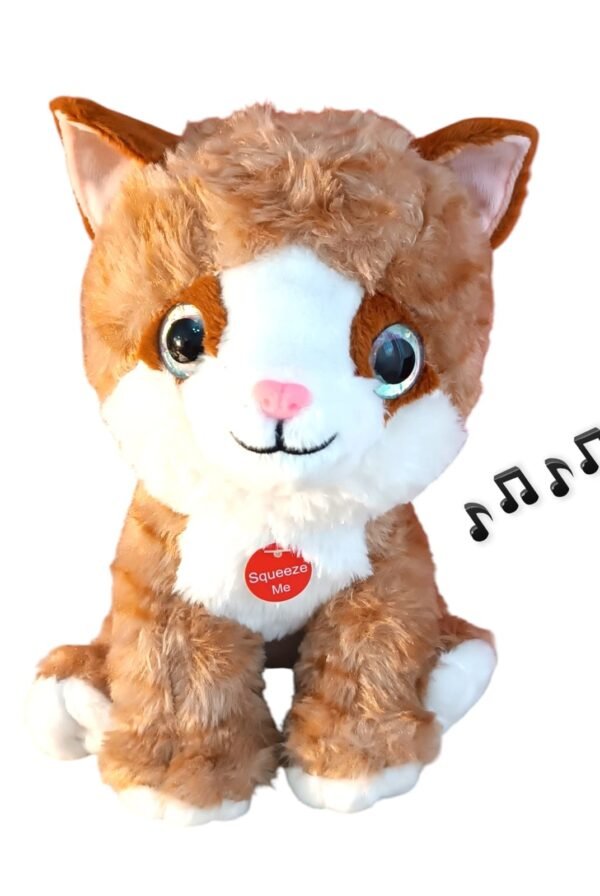 80397 -GATO 10,5"=27CM  SENTADO C/SONIDO 2 MOD +INFO+FOTOS - Imagen 7