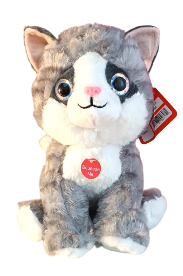80397 -GATO 10,5"=27CM  SENTADO C/SONIDO 2 MOD +INFO+FOTOS - Imagen 4