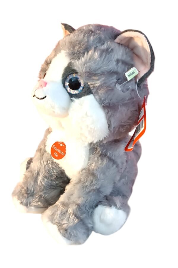 80397 -GATO 10,5"=27CM  SENTADO C/SONIDO 2 MOD +INFO+FOTOS - Imagen 3