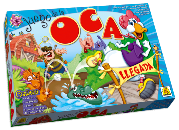 IM11 - Juego de la Oca . LINEA DE LUJO  Participantes: 2 a 4 jugadores Edad: a partir de 4 años Medidas de la caja 37.7 x 22,4 x 3,7 cm Juego de tablero con recorrido y prendas. Linea de lujo.JUEGO TRADICIONALES (CAJA X6) (+INFO PDF)