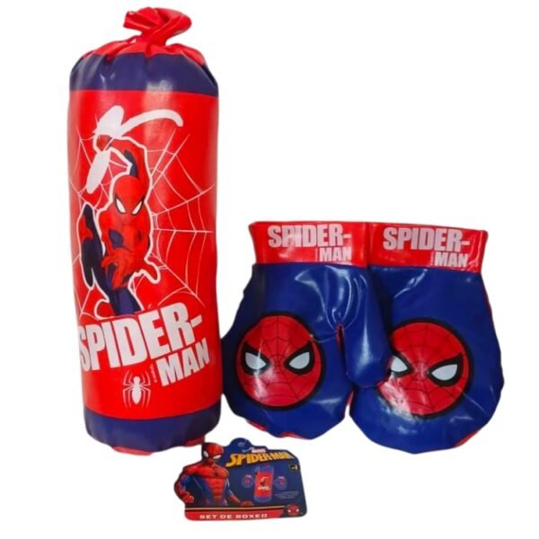 *54732 - SET DE BOXEO BOLSA C/GUANTES SPIDERMAN 33X13X15  +INFO+FOTOS