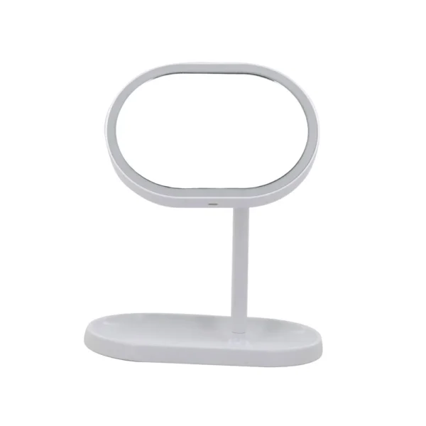 17809 – Espejo USB Trendy batería recargable(+FOTOS)  Info: Luz cálida, mixta y fría, Incluye cable USB Composición: Plástico Alto: 12,5cm Ancho: 18cm Profundidad: 2cm - Imagen 5