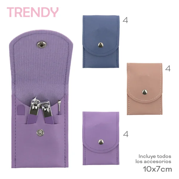 17814 – Set Manicura Trendy(+FOTOS)  Composición: PU Alto: 10cm Ancho: 7cm