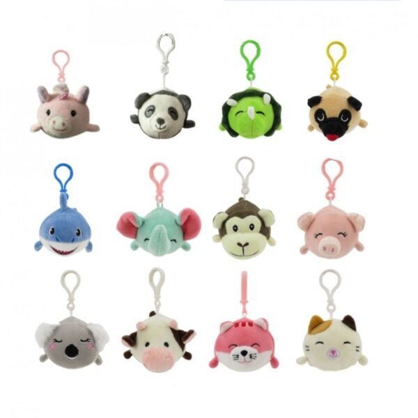 62706 - LLAVEROS ANIMALES 3.5"=9CM  12 MODELOS