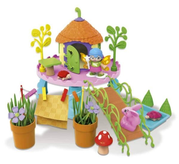 IM383 - Hadas en mi Jardin Con la magia de las Hadas que siempre estan atentas al cuidado de los jardines, este juego viene con una Hada animalitos, accesorios y su casita para jugar mientras crecen las plantitas.IMPLAS DIDÁCTICOS/EDUCATIVOS X5 (+FOTO) - Imagen 2