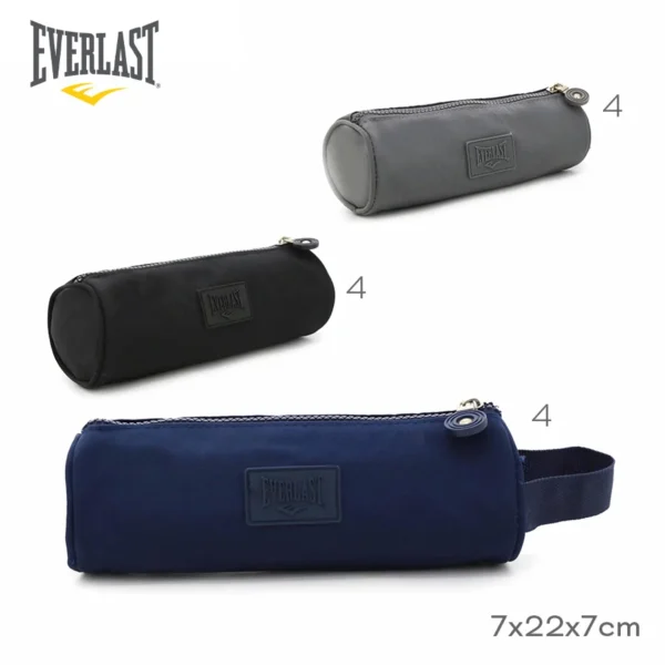 17525 – Cartuchera Everlast  Composición: Cordura Alto: 7cm Ancho: 22cm Profundidad: 7cm