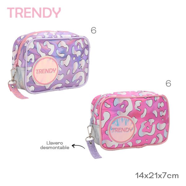 28047 - Cartuchera Trendy    Composición: pu Alto: 14 Ancho: 21 Profundidad: 7