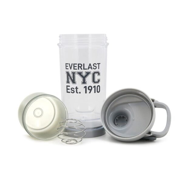 15254 - Shaker Everlast T4 , 500ML (+FOTOS+VIDEO+INFO)  Info: Botella con tapa a rosca, incluye mezclador, espacio para proteina y packaging  Composición: PC - Imagen 3