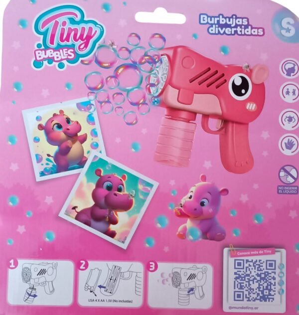 55840 - BURBUJERO TINY SUPER, DINO C/LUZ +INFO+FOTOS  BURBUJAS DIVERTIDAS - Imagen 4