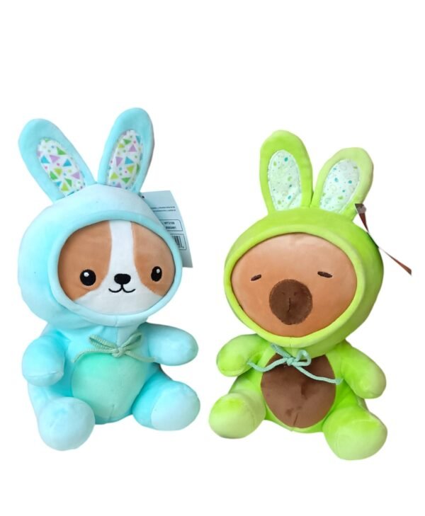 8503481- ANIMALES C/DISFRAZ CONEJO 6MOD 9"=23CM +INFO+FOTOS - Imagen 4