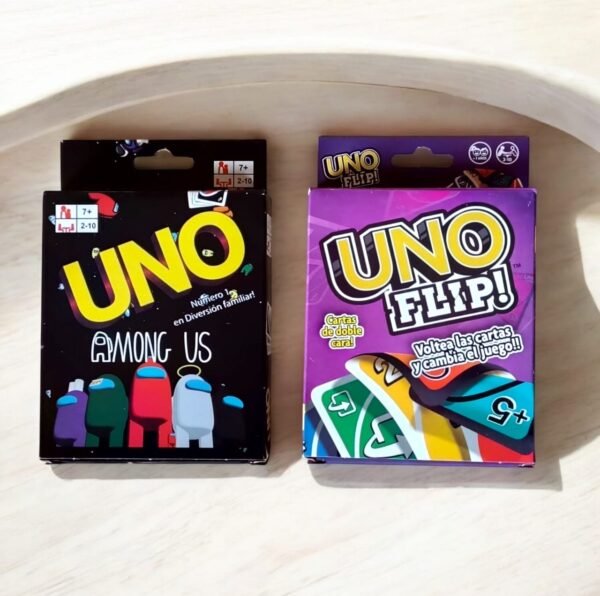 3009 - JUEGO UNO  AMONG Y FLIP