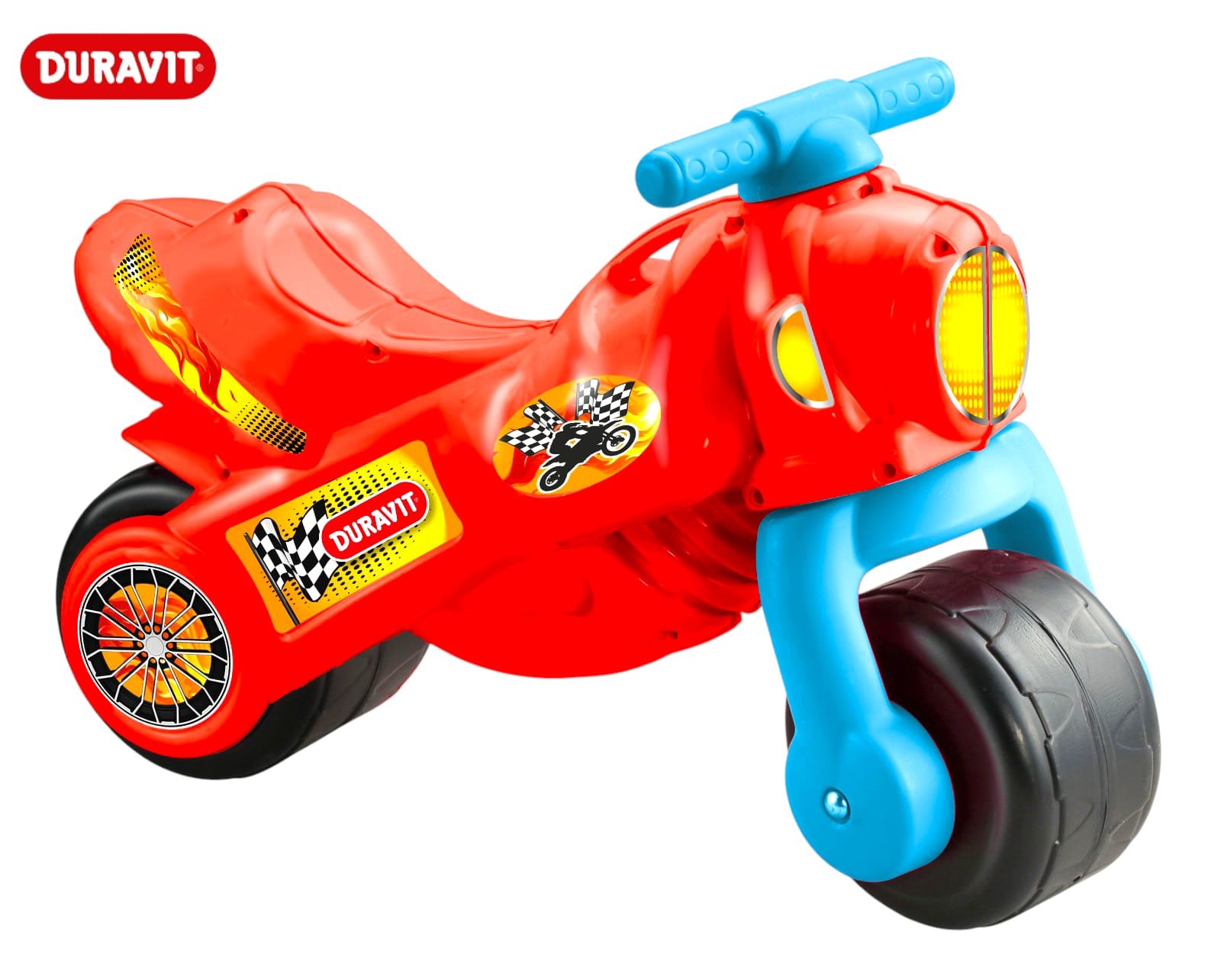 280 - MOTO FUEGO PATA PATA 66cm C/DISPOSITIVO DE TRASLADO DURAVIT +INFO+FOTOS - Imagen 3