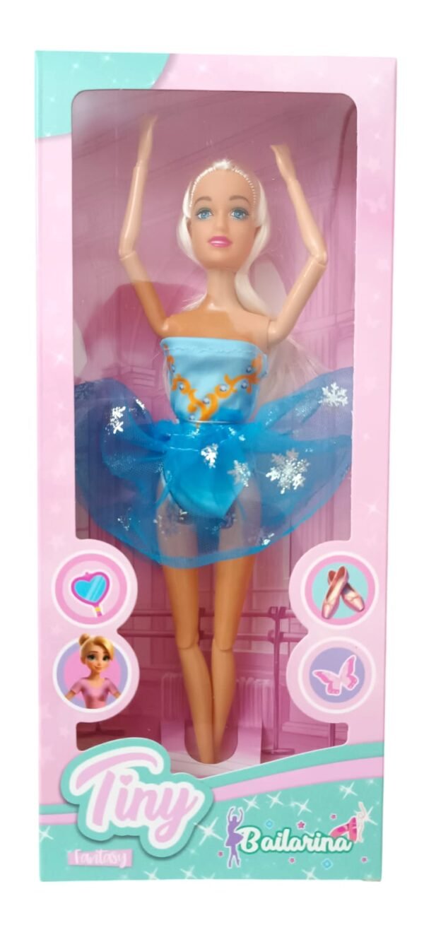 *54916- MUÑECA TINY BAILARINA ARTICULADA 11X32X4 - Imagen 4