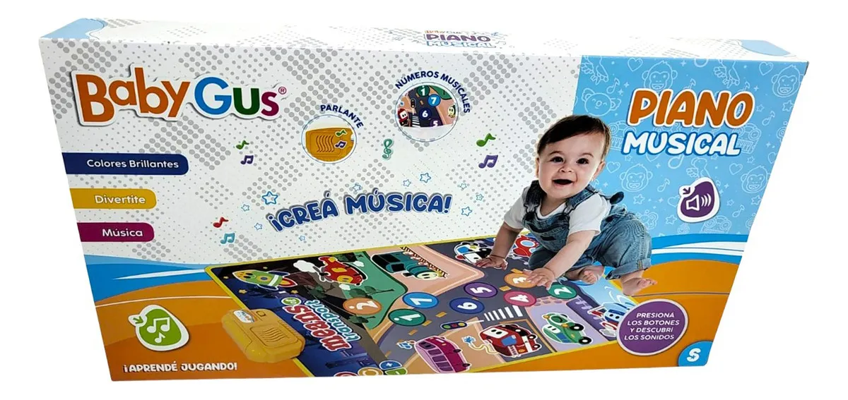55475- ALFOMBRA P/BEBE MUSICAL PIANO 69X44X1 VEHÍCULOS +INFO+FOTOS - Imagen 6