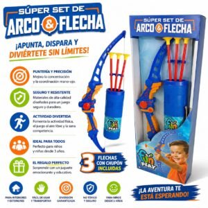 54767 - SET ARCO Y FLECHA  CAJA 54X19X4 +INFO+FOTOS