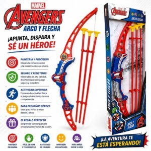 55725- SET ARCO Y FLECHA MARVEL AVENGERS 54X19X4 +INFO+FOTOS