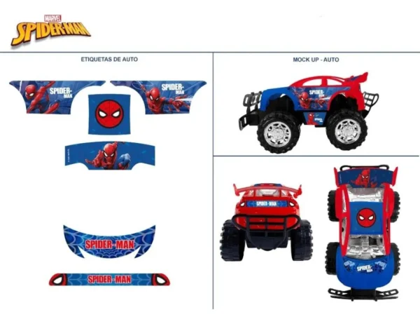 *53960- CAMIONETA SPIDERMAN FRICCIÓN 15X10X10 +INFO+FOTOS - Imagen 2