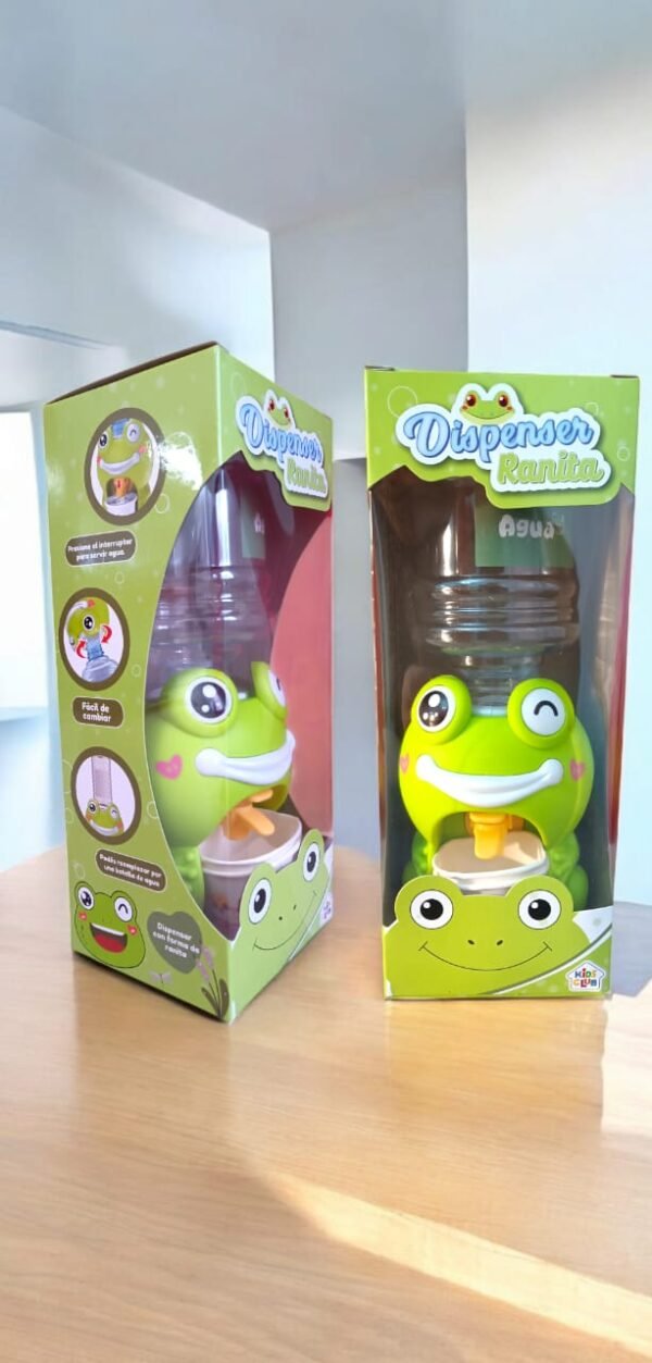 *55110- DISPENSER DE AGUA RANA 11X23X9  +INFO+FOTOS