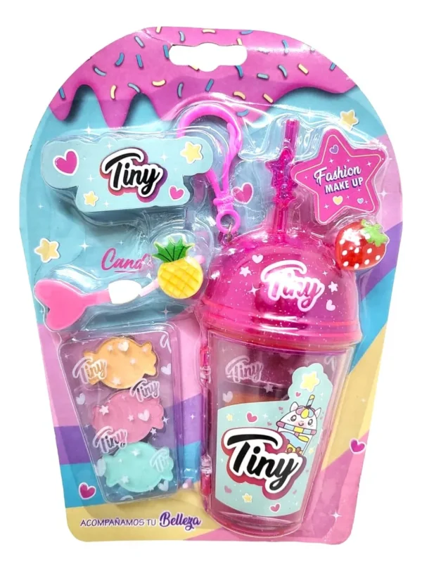 *3281- MAQUILLAJE TINY SET VASO EN BLISTERS 21X16X5 +INFO+FOTOS - Imagen 2