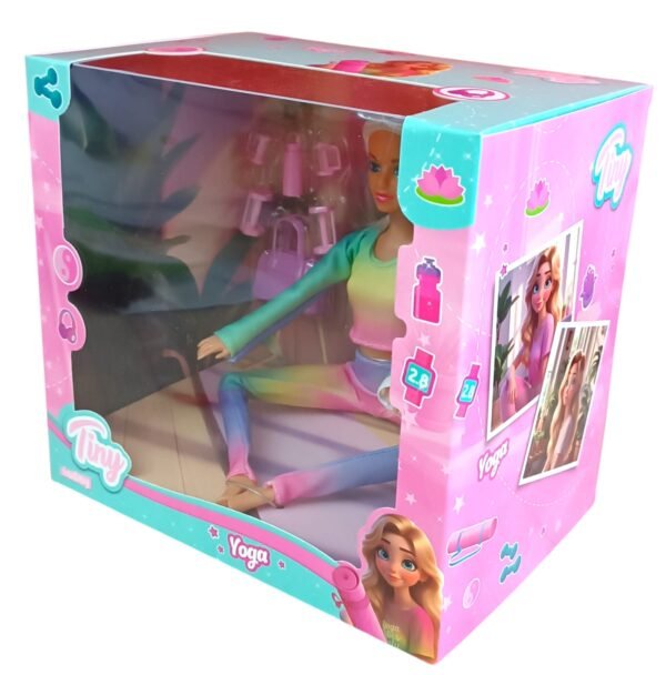 *55858- MUÑECA TINY ARTICULADA  PROFESORA DE YOGA  C/ACCESORIOS  20X14X18 +INFO+FOTOS - Imagen 7
