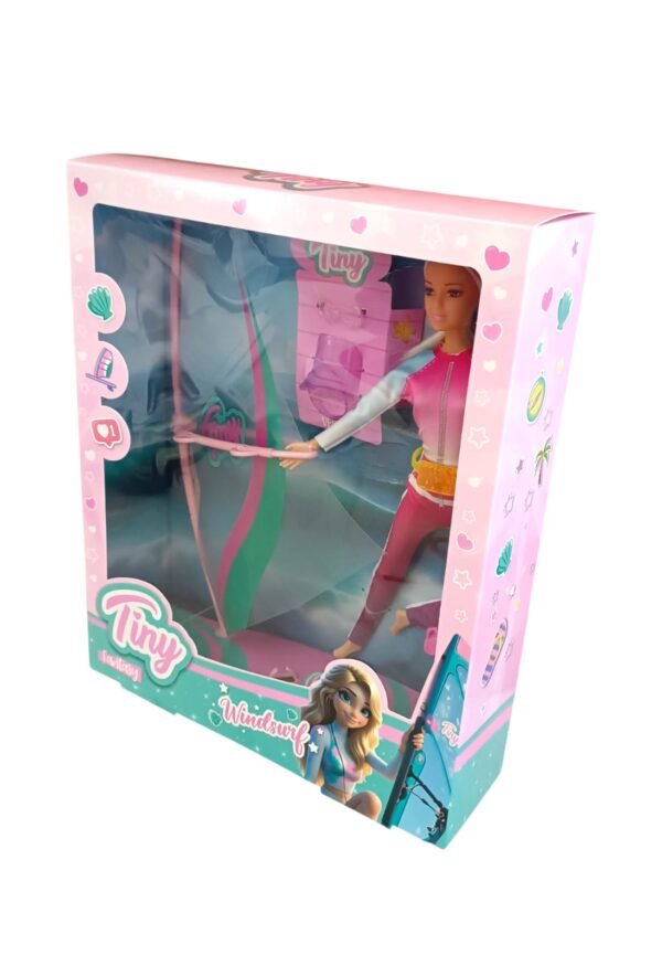 *55865- MUÑECA TINY WINDSURF C/ACCESORIOS 30X34X7 +INFO+FOTOS