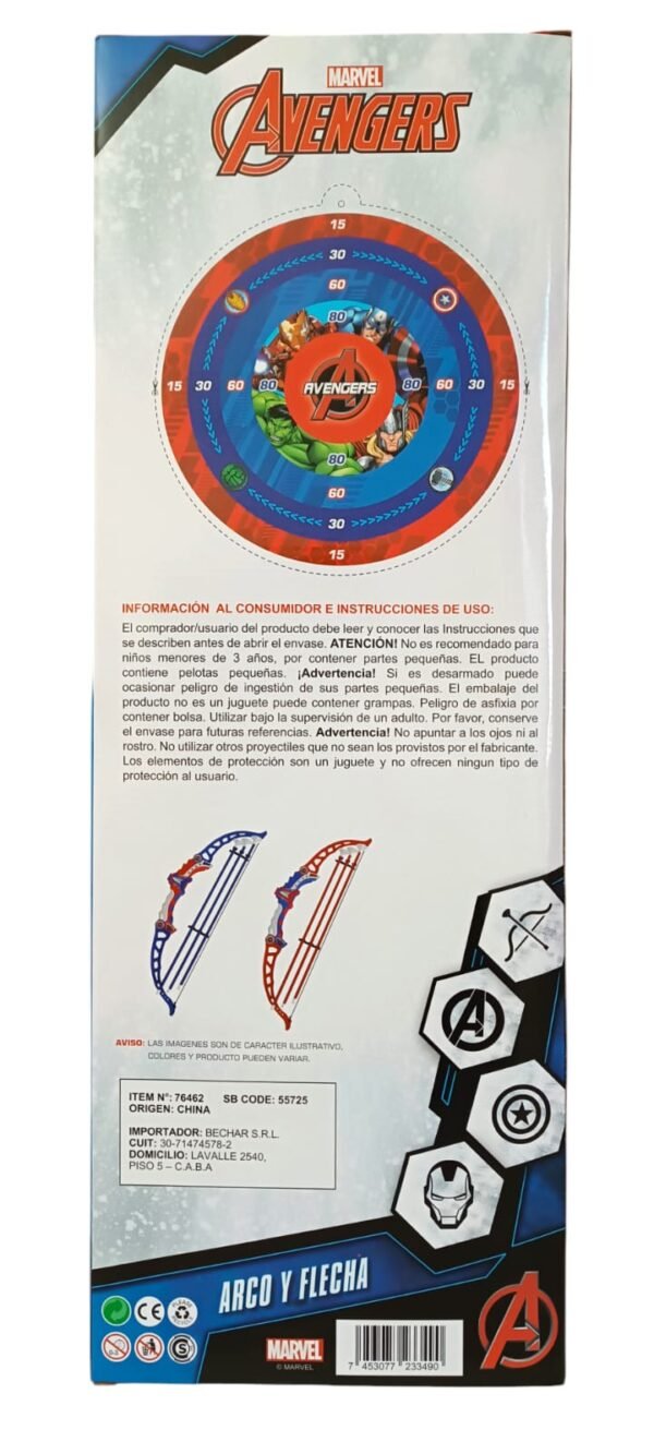 55725- SET ARCO Y FLECHA MARVEL AVENGERS 54X19X4 +INFO+FOTOS - Imagen 4