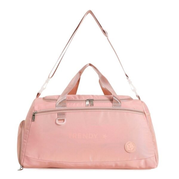 18573 - Bolso Trendy +INFO+FOTOS  Info: Bols front, lat, botinero, org int, suj p valij, tir desmnt  Composición: Nylon  Alto: 30cm  Ancho: 50cm  Profundidad: 28cm - Imagen 5