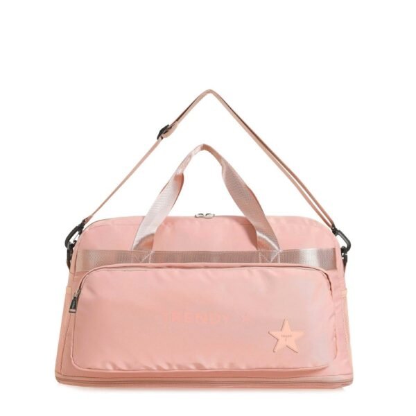 18574 - Bolso Trendy +INFO+FOTOS Info: Bol frontal, lats, org int, suj p valij, fuelle, tir desmnt  Composición: Nylon  Alto: 26cm  Ancho: 48cm  Profundidad: 22cm - Imagen 8