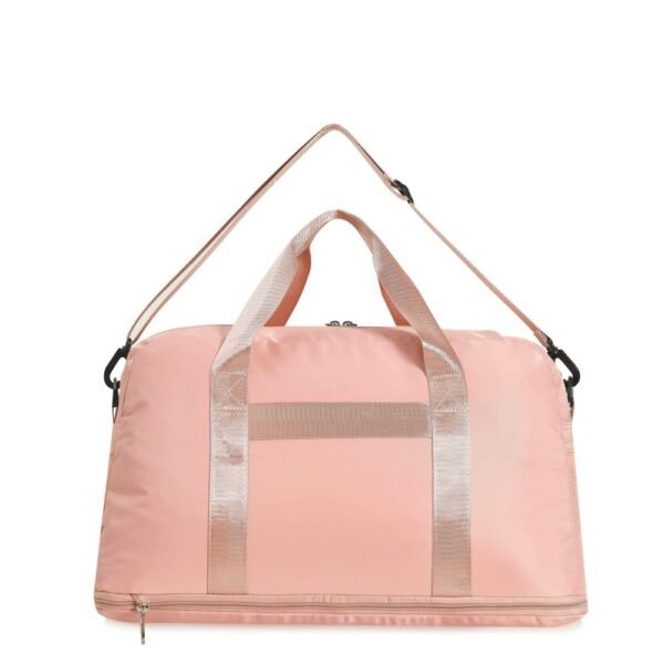18574 - Bolso Trendy +INFO+FOTOS Info: Bol frontal, lats, org int, suj p valij, fuelle, tir desmnt  Composición: Nylon  Alto: 26cm  Ancho: 48cm  Profundidad: 22cm - Imagen 6