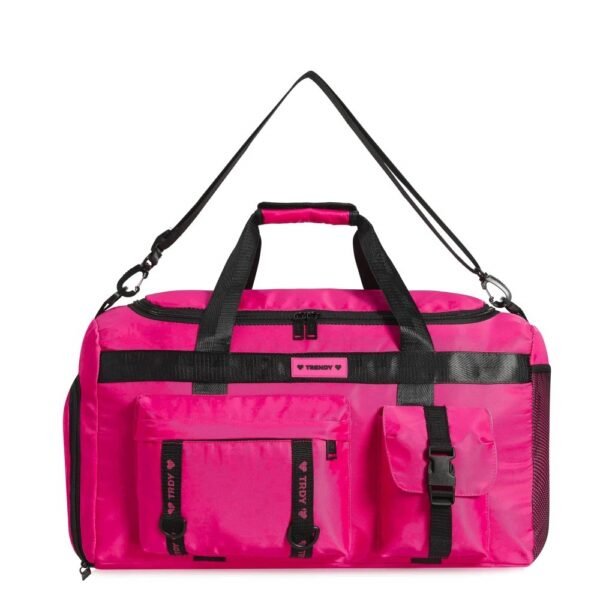 18578 - Bolso Trendy +INFO+FOTOS  Info: Bols front, lateral, org int, antirrobo, tir desmnt  Composición: Nylon  Alto: 26cm  Ancho: 50cm  Profundidad: 25cm - Imagen 8