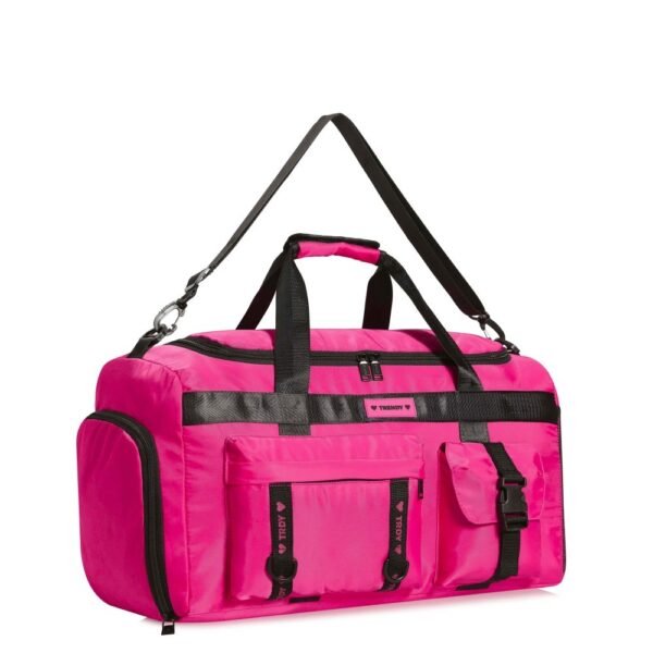 18578 - Bolso Trendy +INFO+FOTOS  Info: Bols front, lateral, org int, antirrobo, tir desmnt  Composición: Nylon  Alto: 26cm  Ancho: 50cm  Profundidad: 25cm - Imagen 7
