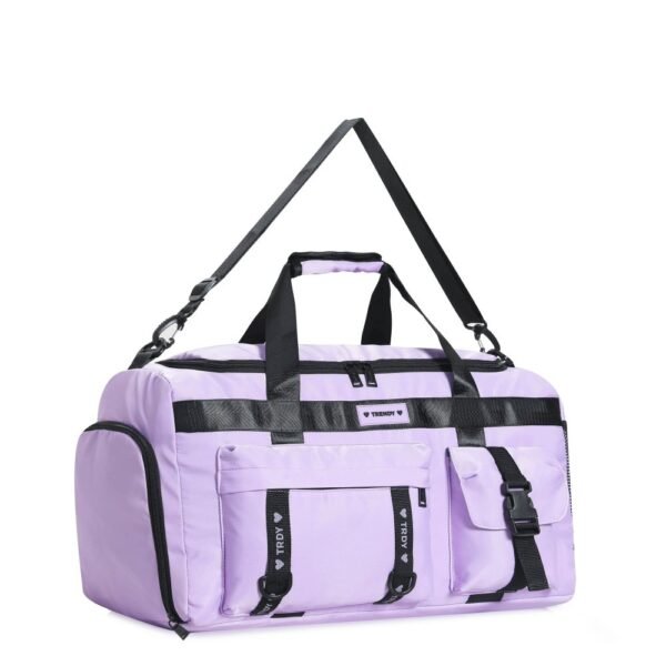 18578 - Bolso Trendy +INFO+FOTOS  Info: Bols front, lateral, org int, antirrobo, tir desmnt  Composición: Nylon  Alto: 26cm  Ancho: 50cm  Profundidad: 25cm - Imagen 4