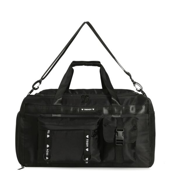 18578 - Bolso Trendy +INFO+FOTOS  Info: Bols front, lateral, org int, antirrobo, tir desmnt  Composición: Nylon  Alto: 26cm  Ancho: 50cm  Profundidad: 25cm - Imagen 3