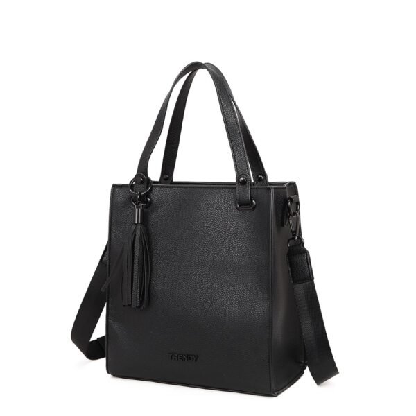 22712 - Cartera Trendy Info: Llavero desmontable, tir reg y desmont, bol antirrobo, org int Composición: PU +INFO+FOTOS Alto: 28cm Ancho: 24cm Profundidad: 12cm - Imagen 2