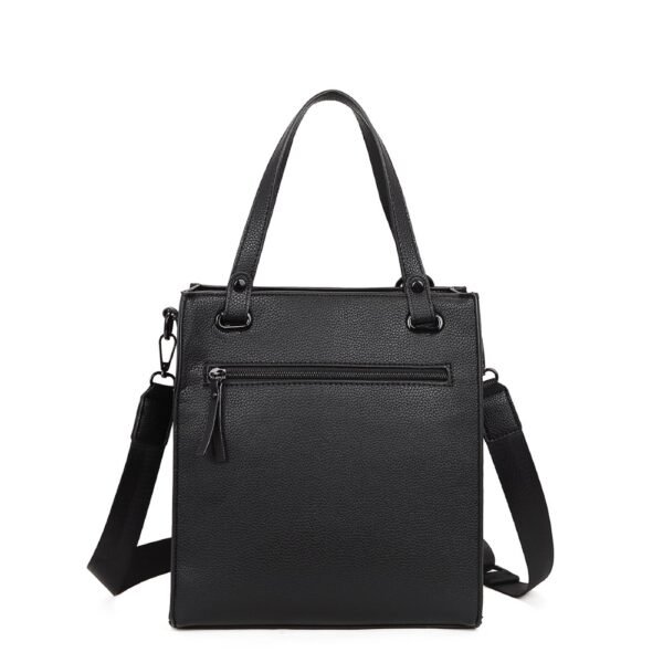 22712 - Cartera Trendy Info: Llavero desmontable, tir reg y desmont, bol antirrobo, org int Composición: PU +INFO+FOTOS Alto: 28cm Ancho: 24cm Profundidad: 12cm - Imagen 3