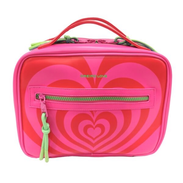 28848 - Portacosmeticos Oreiro Love ,+INFO+FOTOS Info: Bolsillo frontal, organizador interno impermeable Composición: PU Alto: 21cm Ancho: 27cm Profundidad: 11cm - Imagen 6