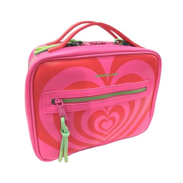 28848 - Portacosmeticos Oreiro Love ,+INFO+FOTOS Info: Bolsillo frontal, organizador interno impermeable Composición: PU Alto: 21cm Ancho: 27cm Profundidad: 11cm - Imagen 5