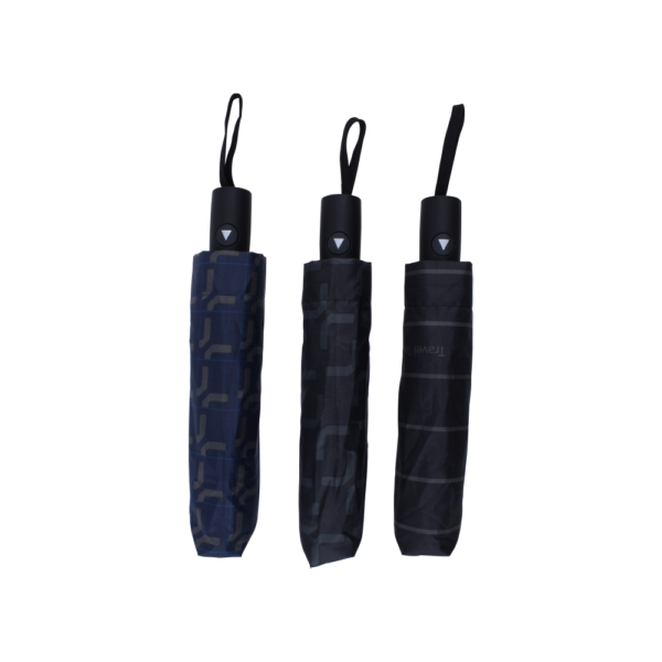 28862 - Paraguas Travel Tech, +INFO+FOTOS Info: Tamaño mini, sistema automático de apertura, incluye packaging Composición: Nylon Alto: 97 cm - Imagen 5