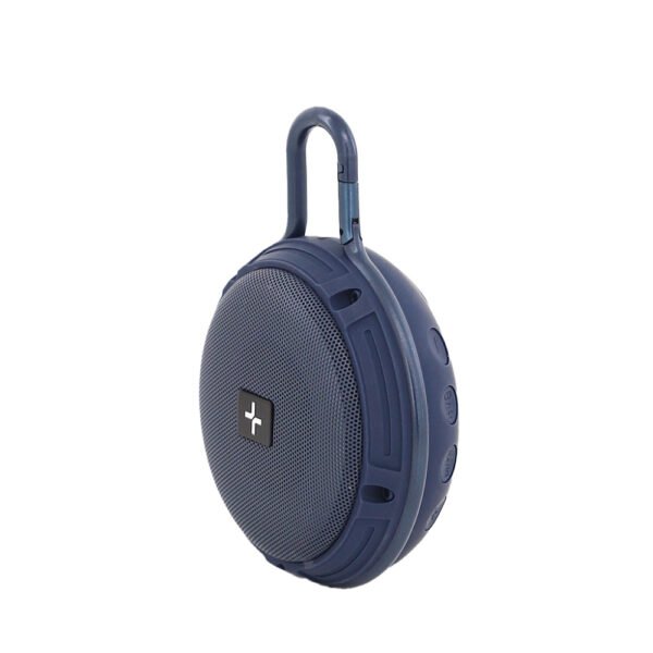 30443- PARLANTE TRAVEL TECH ,15X11X4 +INFO+FOTOS ,RESISTENTE AL AGUA ,MICRO SD 10 HORAS DE AUTONOMÍA ,MOSQUETON INTEGRADO PARA COLGAR ,TAPA ANTI-SUCIEDAD,INCLUYE CABLE DE CARGA , INCLUYE PACKAGING - Imagen 2