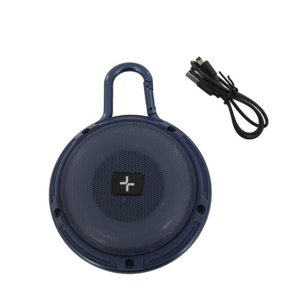 30443- PARLANTE TRAVEL TECH ,15X11X4 +INFO+FOTOS ,RESISTENTE AL AGUA ,MICRO SD 10 HORAS DE AUTONOMÍA ,MOSQUETON INTEGRADO PARA COLGAR ,TAPA ANTI-SUCIEDAD,INCLUYE CABLE DE CARGA , INCLUYE PACKAGING - Imagen 7